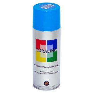 Краска аэрозольная CORALINO RAL 5012 голубой 520мл