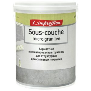 Грунтовка для декоративных покрытий LIMPRESSION Sous-couche micro granitee 4кг