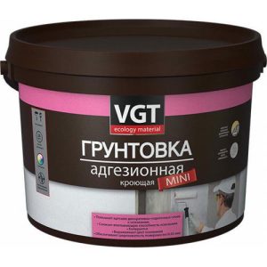 Грунтовка адгезионная кроющая VGT ВД-АК-0301 Mini 8 кг