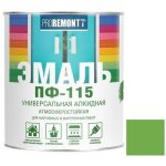 Эмаль Proremontt ПФ-115 салатовая 1,9 кг