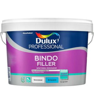 Шпатлевка финишная Dulux Professional Bindo Filler для стен и потолков 5 кг