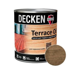Масло DECKEN Terrase Oil Wood для террас Мербау 0,75 л