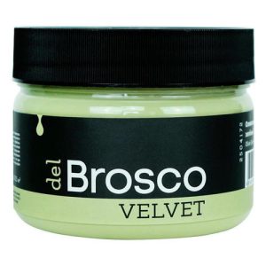Краска акриловая DEL BROSCO Velvet интерьерная 0,25л зеленая