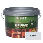 Защит. декор. покрытие HUSKY SIBERIAN ЭКО-ЛАЗУРЬ антик 2,5л