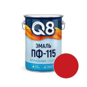 Эмаль FORMULA Q8 ПФ-115 Красный 20 кг