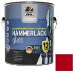 Эмаль по ржавчине Dufa Premium Hammerlack 3 в 1 гладкая RAL 3005 вишня 2 л
