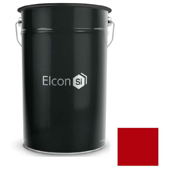 Грунт-эмаль по ржавчине Elcon 3 в 1 RAL 3020 красная 25 кг