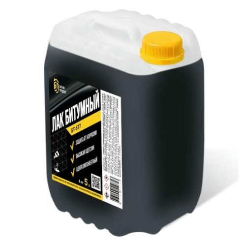 Лак битумный Битум Продукт БТ-577 BP-0010 5 л