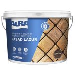 Средство деревозащитное Aura Fasad Lazur палисандр 9л