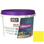 Эмаль универсальная VGT глянцевая Ral 1018 желтая 1 кг