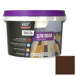 Эмаль для пола VGT Профи ВД-АК-1179 коричневая 10 кг