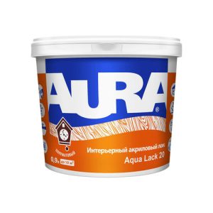 Лак акриловый интерьерный AURA Aqua Lack 20 0,9л