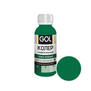 Паста колеровочная GOL № 60 Темно-зеленый 100 мл