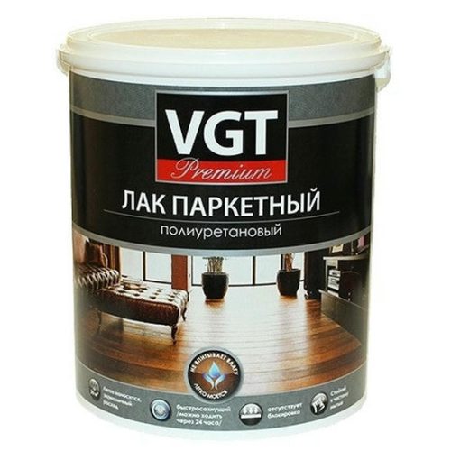 Лак полиуретановый паркетный VGT Премиум глянцевый 9 кг