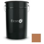 Эмаль термостойкая Elcon КО-870 400 градусов коричневая 25 кг