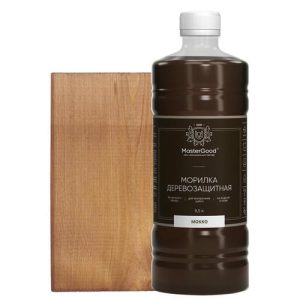 Морилка деревозащитная MASTERGOOD мокко 0,5л