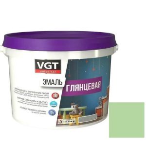 Эмаль универсальная VGT глянцевая Ral 6019 мятная 1 кг