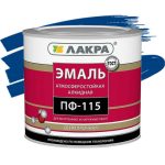 Эмаль Лакра ПФ-115 синяя 2,8 кг
