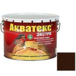 Покрытие алкидное защитно-декоративное для древесины Акватекс Экстра полуглянцевое Палисандр 3 л