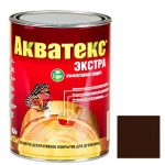Покрытие алкидное защитно-декоративное для древесины Акватекс Экстра полуглянцевое Палисандр 0,8 л