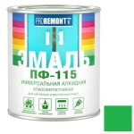 Эмаль Proremontt ПФ-115 ярко-зеленая 0,9 кг