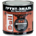 Dali грунт- эмаль по ржавчине 3 в 1 молотковая шоколадная 0,75 л 6 135284