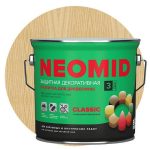 Пропитка для древесины Neomid Bio Color Classic бесцветная 2,7 л