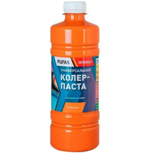 Паста колеровочная универсальная Pufas Decoself 26 оранжевая 0,1 л