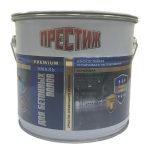 Эмаль акриловая для бетонного пола ПРЕСТИЖ 4кг серая
