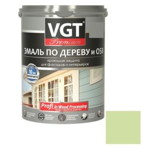 Эмаль по дереву VGT Профи светло-оливковая 2,5 кг