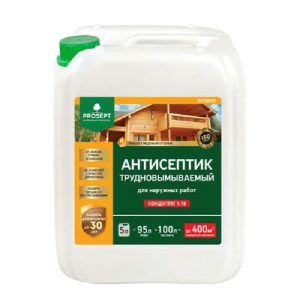 Антисептик трудновымываемый Prosept Exterior 002-5 5 л