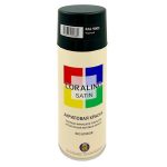 Краска аэрозольная CORALINO Satin RAL 9005 черный 520мл