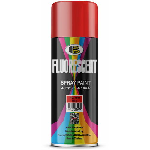 Краска аэрозольная флуоресцентная Bosny №1001 красная 400мл(300г)