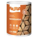 Антисептик кроющий AURA Mansarda 0,9л белый