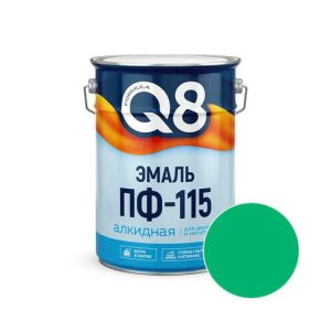 Эмаль FORMULA Q8 ПФ-115 Салатный 20 кг