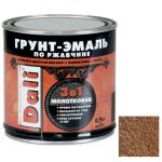 Грунт-эмаль по ржавчине Dali 3 в 1 молотковая бронзовая 0,75 л
