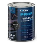 Грунт-эмаль по ржавчине 4 в 1 Лакра Prof it RAL 9005 черный 0,8 кг