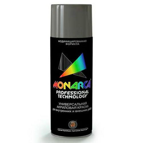 Краска аэрозольная MONARCA универсальная 520мл коричневая