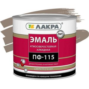 Эмаль Лакра ПФ-115 кофе с молоком 2,8 кг