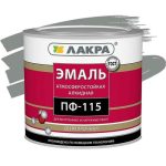 Эмаль Лакра ПФ-115 серая 2,8 кг