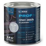 Грунт-эмаль по ржавчине 4 в 1 Лакра Prof it RAL 7040 серое окно 2,8 кг