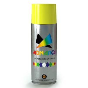 Краска аэрозольная MONARCA флуоресцентная Желтый 520мл