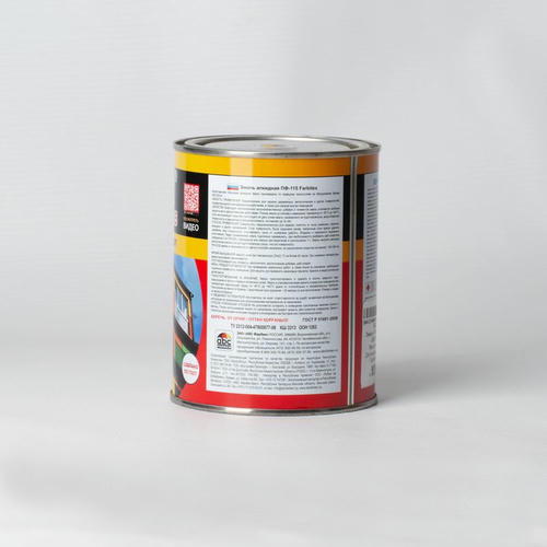 Эмаль ПФ-115 FARBITEX ярко-зеленый 0,8 кг — изображение 2