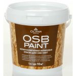 Краска для OSB-плит акриловая OLIMP белая матовая (1л)