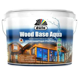 Грунт для защиты древесины Dufa Wood Base Aqua бесцветный 2,5 л
