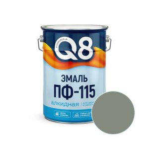 Эмаль FORMULA Q8 ПФ-115 Серый 20 кг