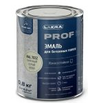 Эмаль для бетонных полов быстросохнущая Лакра Prof it RAL 7032 галечный серый 0,8 кг