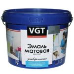 Эмаль универсальная VGT ВД-АК-1179 матовая База С 2,5 кг