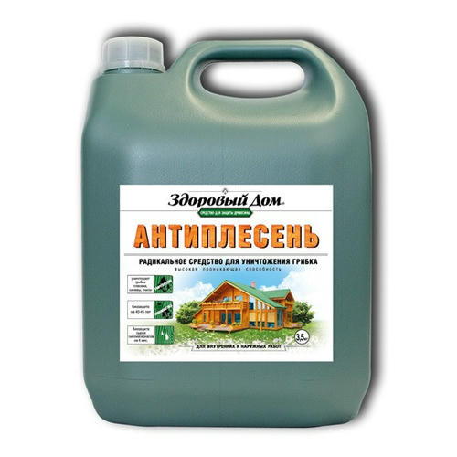 Средство для защиты древесины Здоровый дом Антиплесень 1 кг
