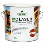 Антисептик лессирующий защитно-декоративный Prosept Bio Lasur 038-09 Махагон 2,7 л